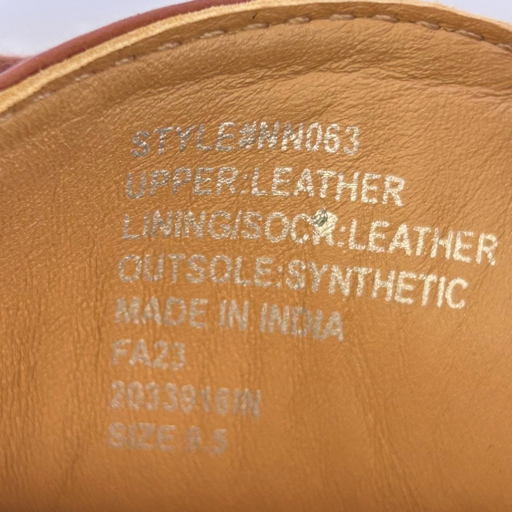 Madewell‎ Women’s The Hempstead Desert Boot Leather Lug Sole Size 9.5 - Picture 7 of 12